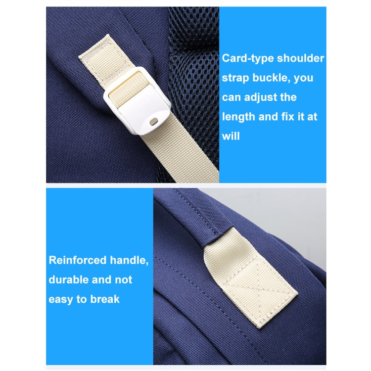 Bopai 68-01729 Large Capacity Canvas Lightweight and Breathable Student Schoolbag(Black 2) by Bopai