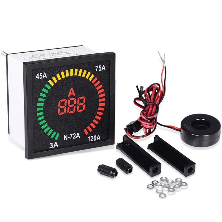 SINOTIMER N-72A AC Current Signal Indicator Square Turntable LED Digital Ammeter by SINOTIMER