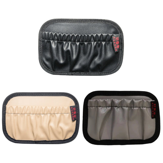 Car Instrument Console Adhesive Net Pocket Storage Hanging Bag, Color: H013 Black Small by buy2fix