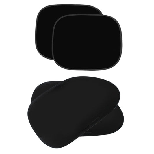 1pair 65x38cm Car Electrostatic Window Folding Light-proof Sun Protection Sunshade by buy2fix