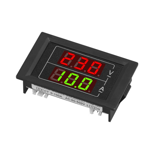 SINOTIMER D85-5035VA Compact Dual-Display Single-Phase AC Digital Voltage And Current Meter by SINOTIMER