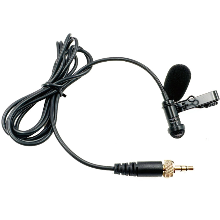 3.5mm Straight Internal Thread Plug Wireless Transmitting Lavalier Microphone, Length: 1.5m(Rabbit Fur Windproof Cover) by buy2fix