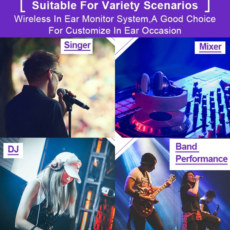 M-VAVE WP-10 Wireless Monitor Ear Return, Style: Single Receiver by M-VAVE