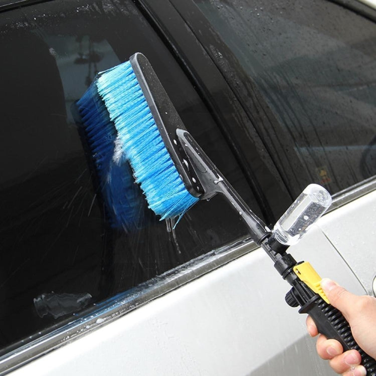 Car Wash Brush Head Soft Bristle Long Handle Brush Spray Foam Bottle Set(3 In 1) by buy2fix