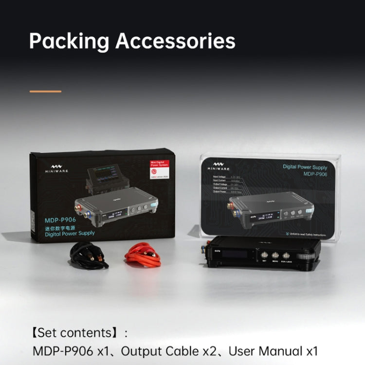 MINIWARE Rise And Fall Linear Switching DC Mini Digital Power Module, Model: MDP-P906 by MINIWARE