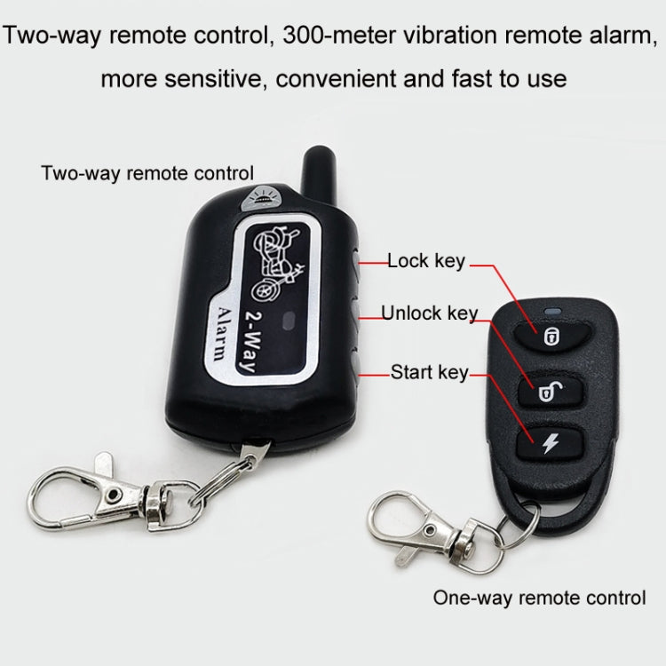 Intelligent Two-way Anti-cut Anti-theft Alarm for Motorcycles(YL-B014) by buy2fix
