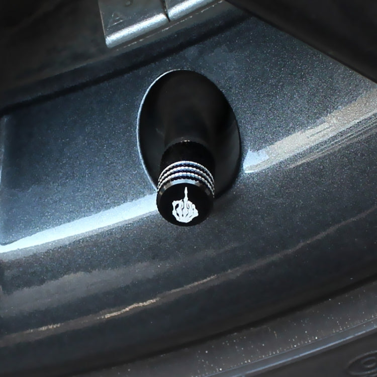 2pcs Auto Tire Laser Skull Valve Cap by buy2fix