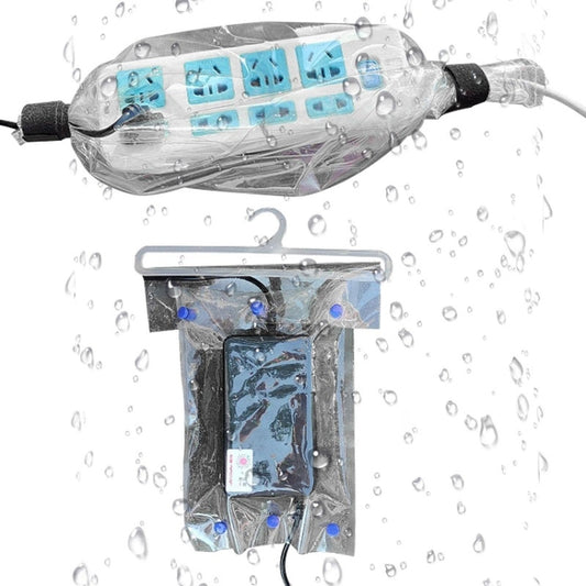 Battery Car Charger Plug Plate Rain Cover, Specification: Set by buy2fix