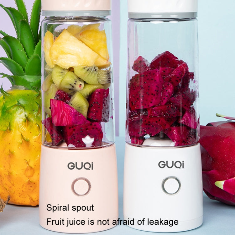 GUQi BSY002 Portable Mini Juicer Wireless Charging Juice Machine(White) by GUQi