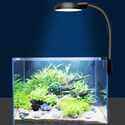 5W Fish Tank LED Clip Light USB Plug Lighting Aquarium Translucent Aquatic Plants Lamp(White) - Fish Tank Lamps by buy2fix | Online Shopping UK | buy2fix