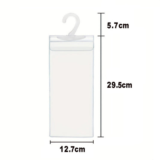 2pcs PVC Transparent Hook Bag Disability Placard Parking Sign Bag(29.5x12.7x0.4mm) by buy2fix