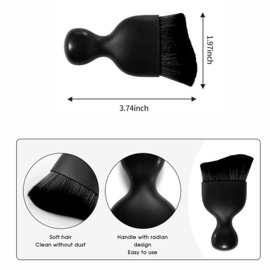 2pcs Car Interior Cleaning Brush Air Outlet Gap Dust Removal Brush, Color: OPP Black by buy2fix