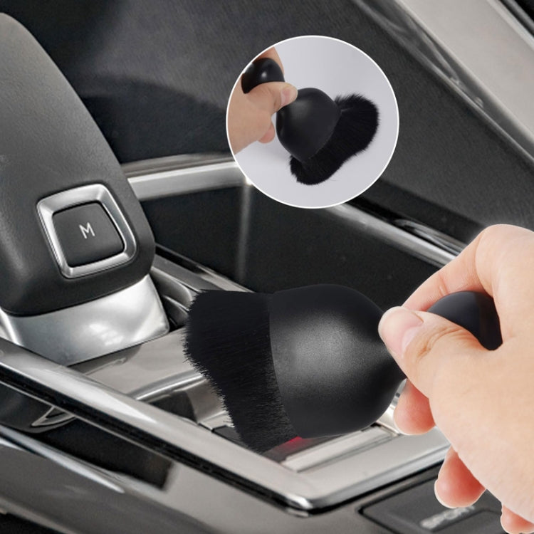 2pcs Car Interior Cleaning Brush Air Outlet Gap Dust Removal Brush, Color: Protective Case Black by buy2fix