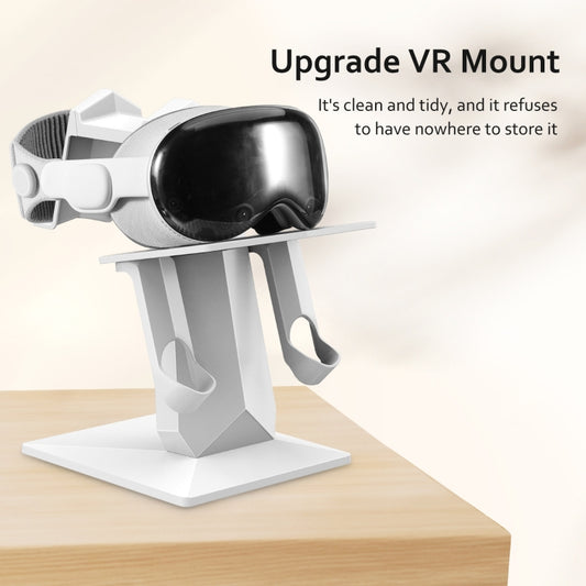 VR Headset Storage Display Stand For Apple Vision Pro / Meta Quest 3 / 2 / Pro(White) by buy2fix