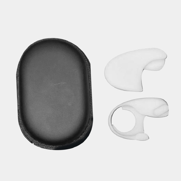 For Apple Vision Pro 1pair Dual Headwear Strap Buckle Knitting Use Accessories(Black) by buy2fix