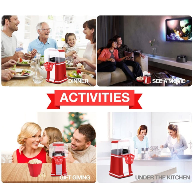 1200W Basket Popcorn Machine Electric Automatic Corn Popper 110V US Plug by buy2fix