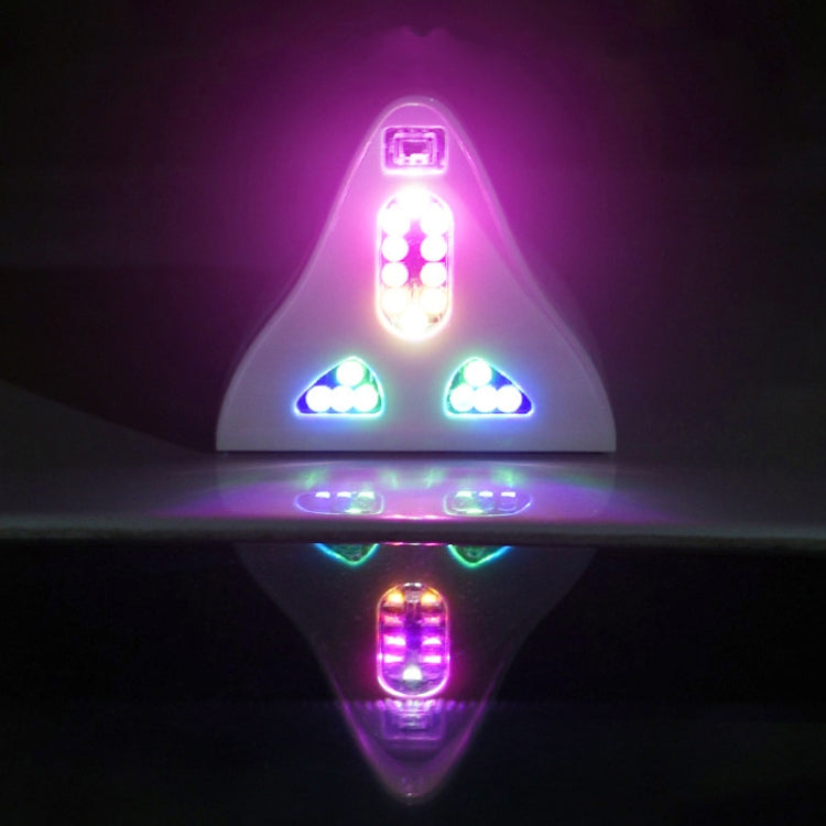 Solar Remote Control Signal Radio Shark Fin Antenna Anti-Tailgating Roof Warning Light(Red) by buy2fix