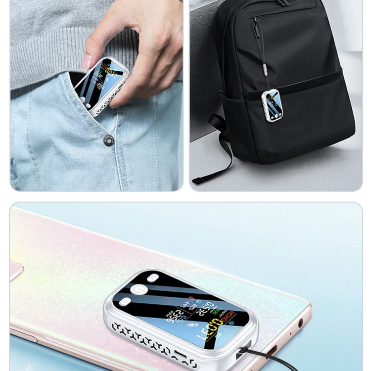 5 In 1 Air Quality Monitor TVOC HCHO CO2 Detector Temperature Humidity Tester(Black) by buy2fix