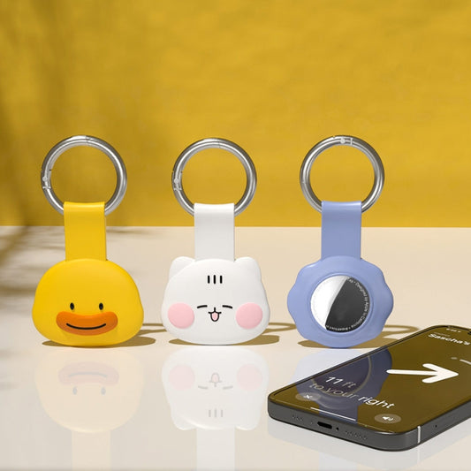 ICARER FAMILY For Airtag Pet Tracker Protective Case Cartoon Cute Locator Protector(Blue) by ICARER FAMILY