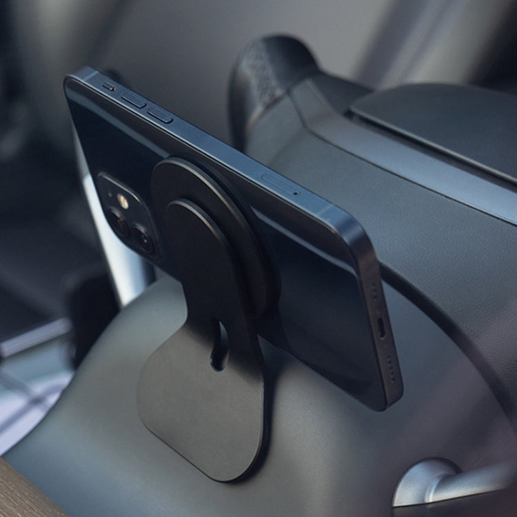 For Tesla Model 3/Y Automotive Magnetic Cell Phone Holder Car Steering Wheel Navigation Mount, Style: Curved by buy2fix