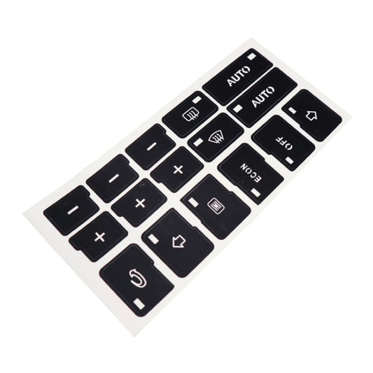2sets For Audi A4/B6/B7 2000-2004 Car Air Conditioning Button Panel Sticker by buy2fix