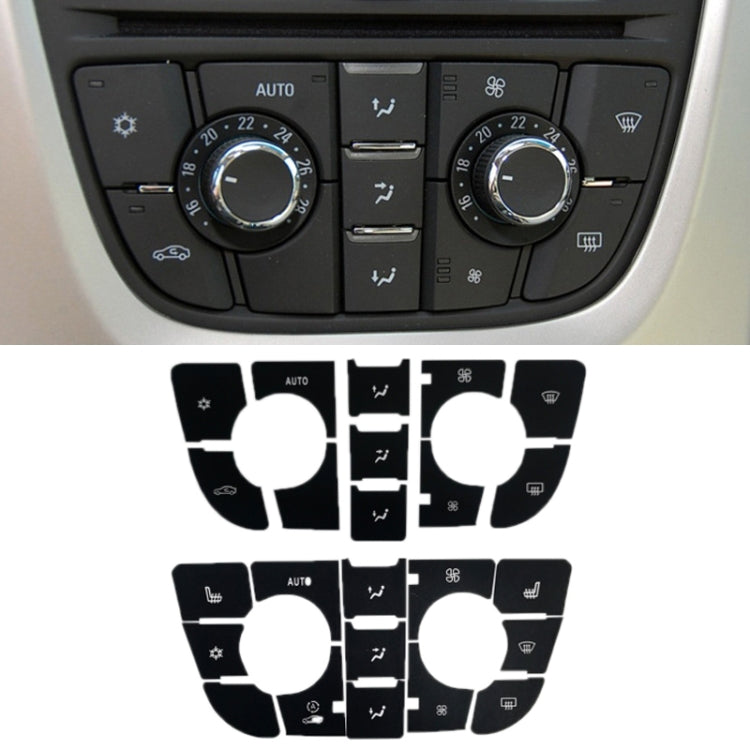 For Buick Excelle GT/XT Air Conditioning Central Control Button Repair Sticker(Low-end) by buy2fix