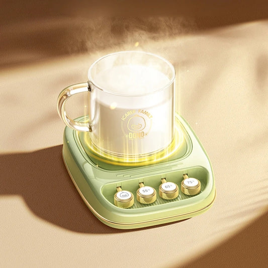 ICARER FAMILY IF-ND01 Smart Thermostatic Coaster Thermal Insulation Heating Base, CN Plug(Beige) by ICARER FAMILY