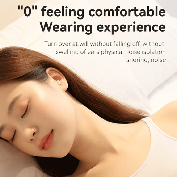 YX12 Single Ear Invisible Bluetooth Earphone Mini Sleep Stereo Wireless Earphones(White) by buy2fix
