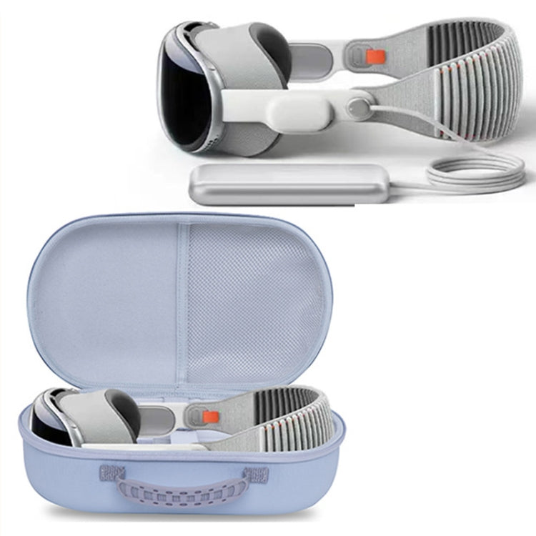 For Apple Vision Pro VR Anti-Fall And Shock-Absorbing EVA Hard Shell Storage Bag(Purple) by buy2fix