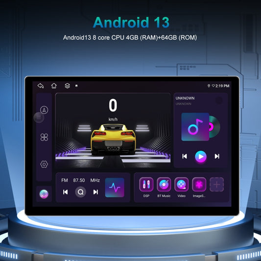 13.1 inch 4+64G Android Large Screen Navigator With Universal Map APK / Carplay / Reverse Car Image(Standard) by buy2fix