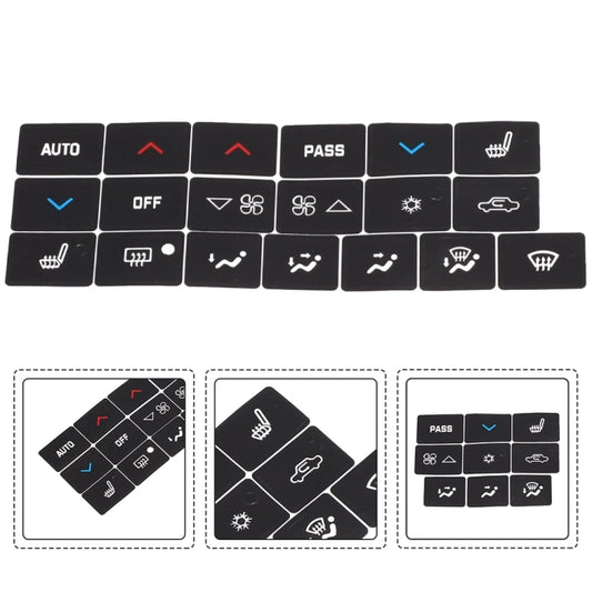 For Buick 2005-2009 Car Air Conditioning Button Repair Sticker by buy2fix