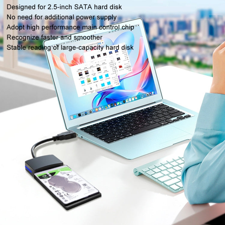 SATA To USB3.0 Easy Drive Cable 2.5 Inch SSD Solid State Drive Universal Connection Cable Converter Reader by buy2fix