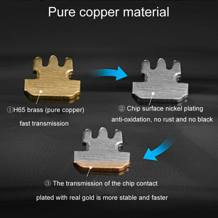 1000pcs /Pack 2-Pronged Gold-Plated 4P4C Telephone Crystal Heads 4 Core Handset RJ9 Cable Connector by buy2fix