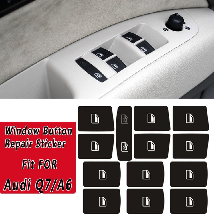 For Audi A6/A6L/Q7 Window Button Repair Sticker by buy2fix