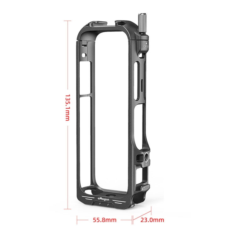 For Insta360 X4 AMagisn Metal Protective Housing Frame 2 Claws Rabbit Cage by aMagisn
