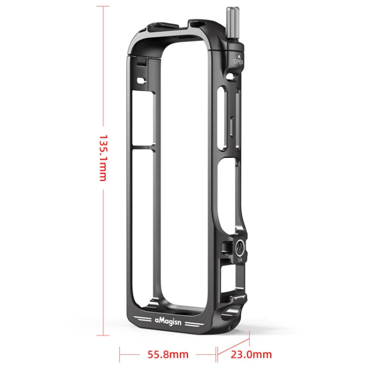 For Insta360 X4 aMagisn Metal Protective Housing Frame Quick Release Version by aMagisn
