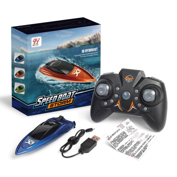 Children 2.4G Mini Remote Control Boat Summer Water Play Electrical Submarine Boys Toys(Blue) by buy2fix