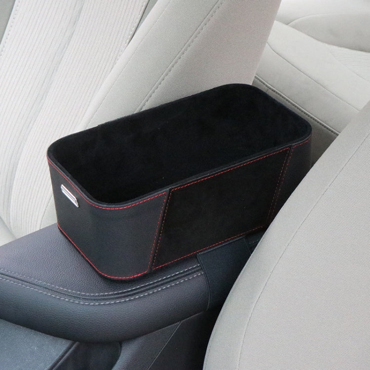 Car Multifunctional Dashboard Armrest Box Water Cup Storage Box, Color: Small Black by buy2fix