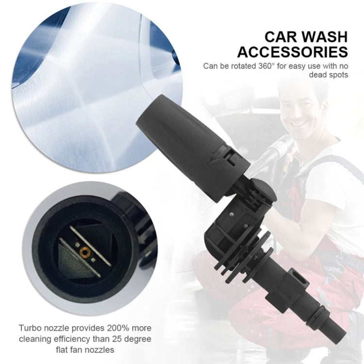 For Karcher K Series Multifunctional Car Wash High Pressure Spray Nozzle 360 Degree Universal Rotary Adjustable by buy2fix