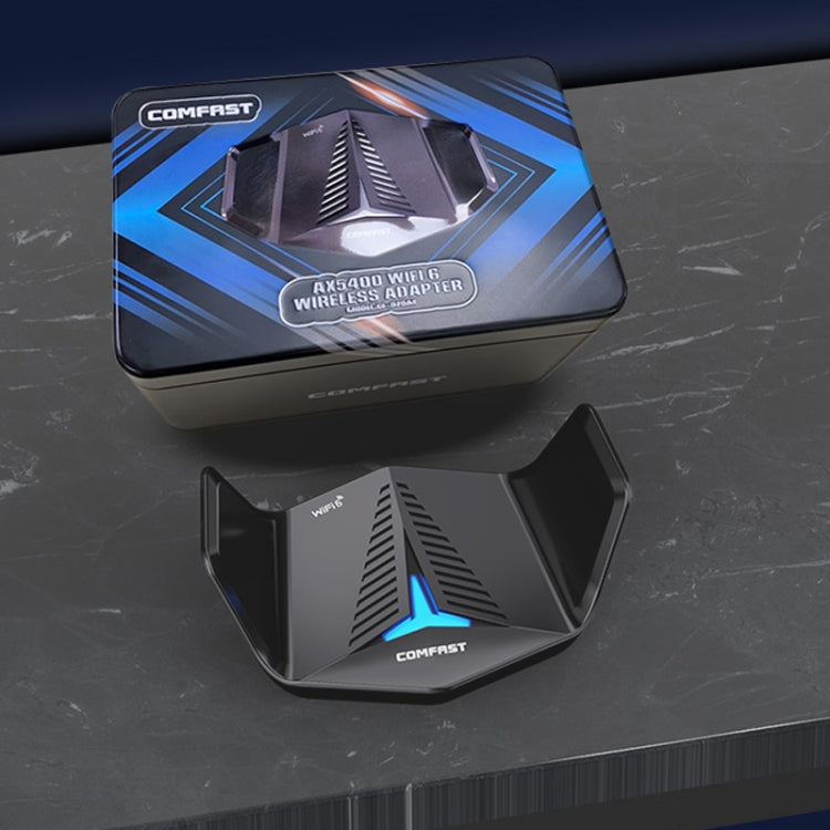 COMFAST CF-979AX WiFi6 5374Mbps USB-C / Type-C Wireless Network Card WiFi Receiver by COMFAST