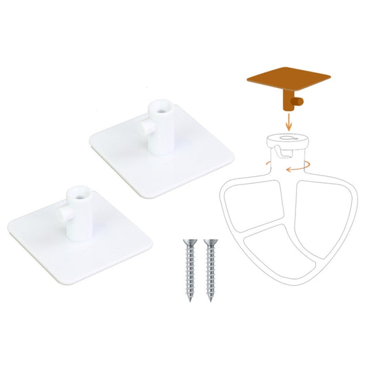 For KitchenAid Mixer 2pcs Attachments Holders Storage Hook Accessory Organizer by buy2fix