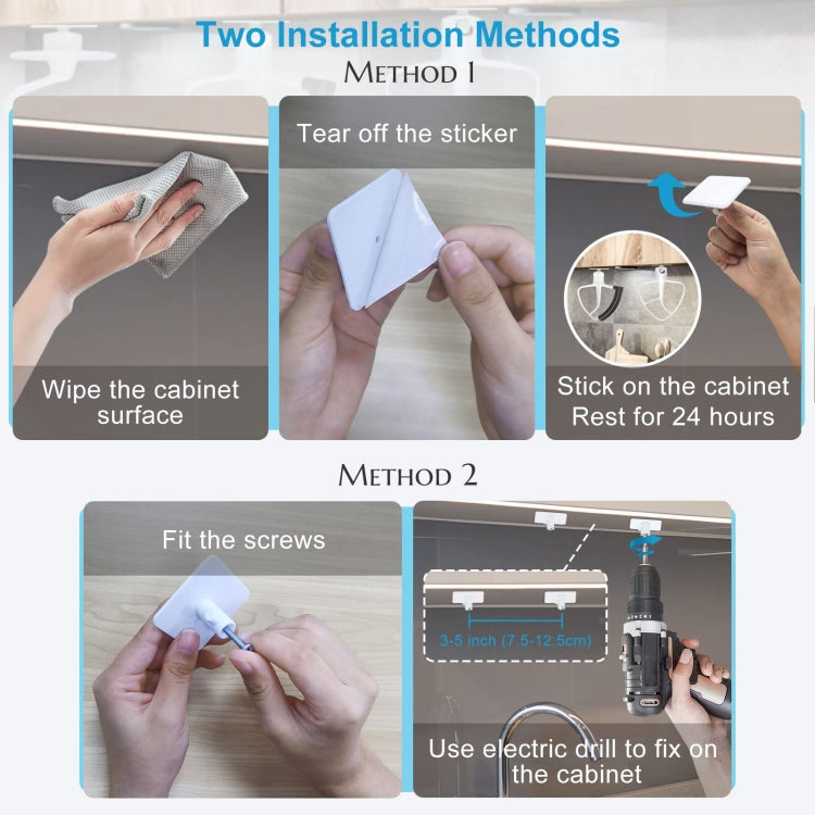 For KitchenAid Mixer 2pcs Attachments Holders Storage Hook Accessory Organizer by buy2fix