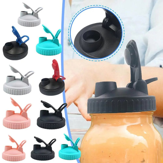 For Mason Jars Wide Mouth Flip Top Lid Airtight Leak Proof Reusable Canning Lids, Size: Diameter 86mm(Random Color) by buy2fix