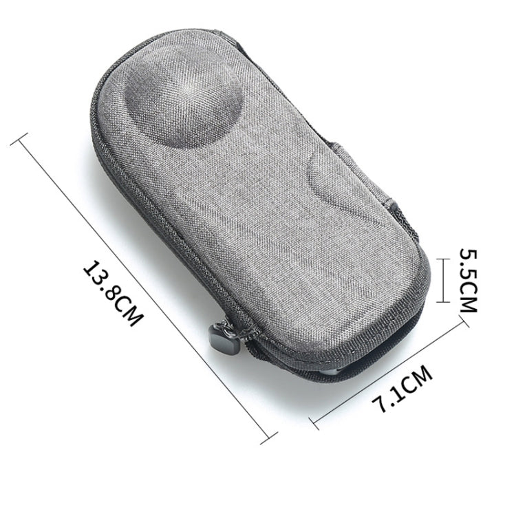 For Insta360 X4 Mini Storage Bag Lightweight Waterproof Body Box(Deep Gray) by buy2fix