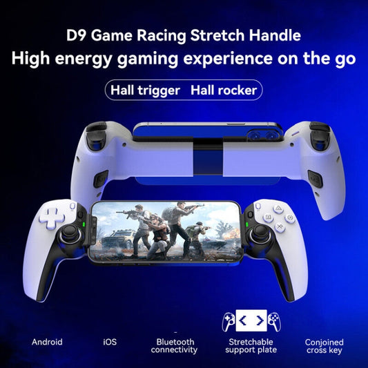 D9 Wireless Phone Stretching Game Controller For Switch / PS3 / PS4(Red) by buy2fix