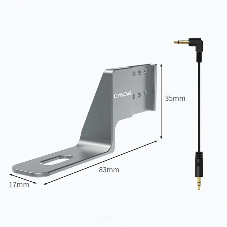 For Insta360 X4 / X3 / One X2 CYNOVA Cold Shoe Expansion RODE Wireless GO Microphone by CYNOVA