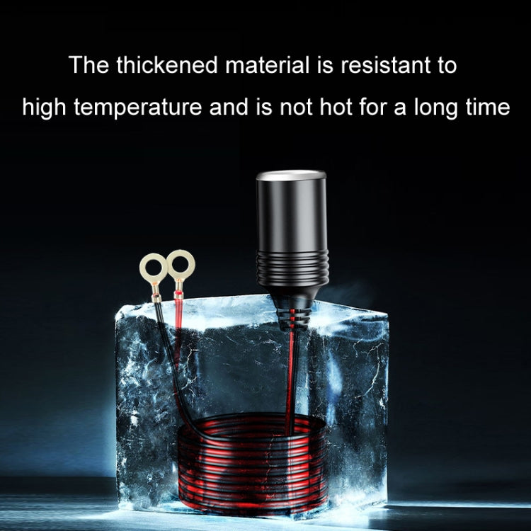 1m 12/24V Car Battery To Cigarette Lighter Female Base Power Supply Cable by buy2fix