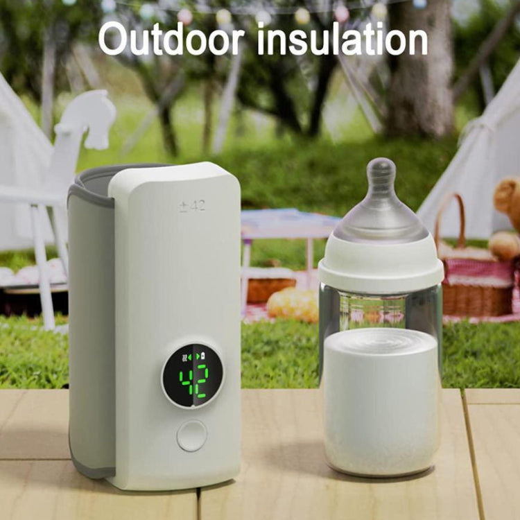 18W 6000mAh Baby Bottle Warmer With Digital Display 6 Levels Temperature Adjustment NNQ-2 by buy2fix