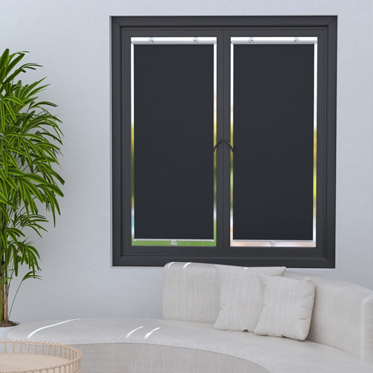 45x125cm Car Summer No-punch Retractable Titanium Silver Sunshade Curtain by buy2fix