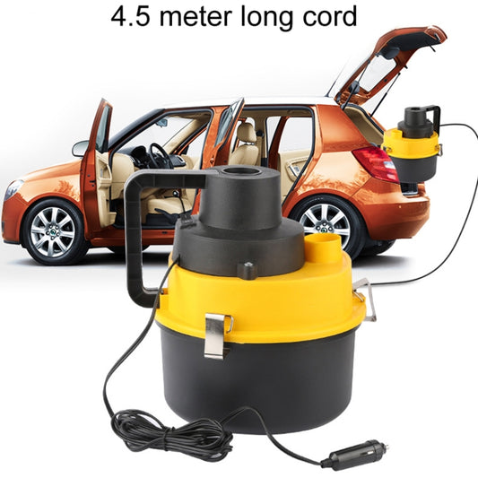 Vehicle Vacuum Cleaner For Wet And Dry Use Large Round Tub Car Cleaning Tool, Style: 12V Car Model by buy2fix